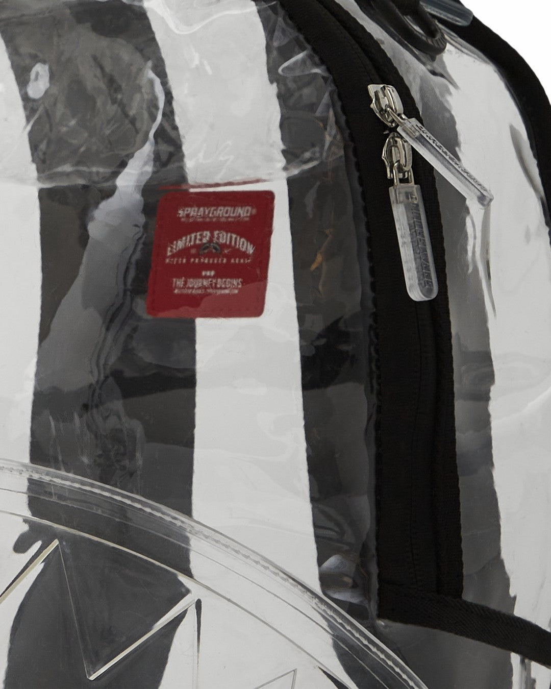 Sprayground - 100% CLEAR BACKPACK - SHARK CENTRAL
