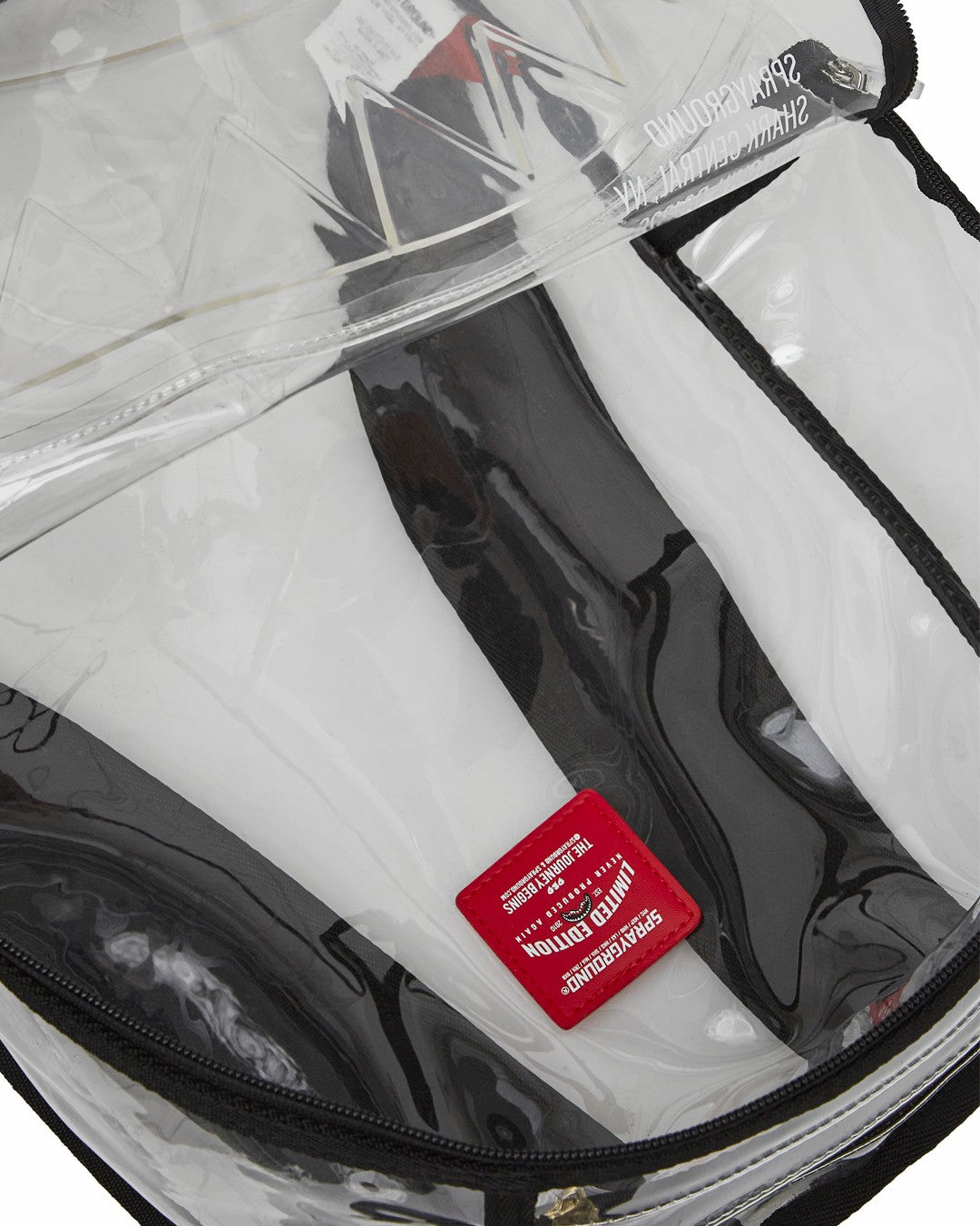 Sprayground - 100% CLEAR BACKPACK - SHARK CENTRAL