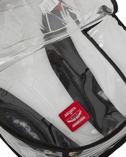 Sprayground - 100% CLEAR BACKPACK - SHARK CENTRAL