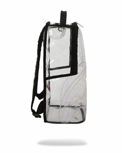 Sprayground - 100% CLEAR BACKPACK - SHARK CENTRAL
