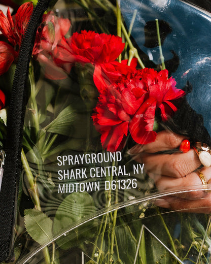 Sprayground - 100% CLEAR BACKPACK - SHARK CENTRAL