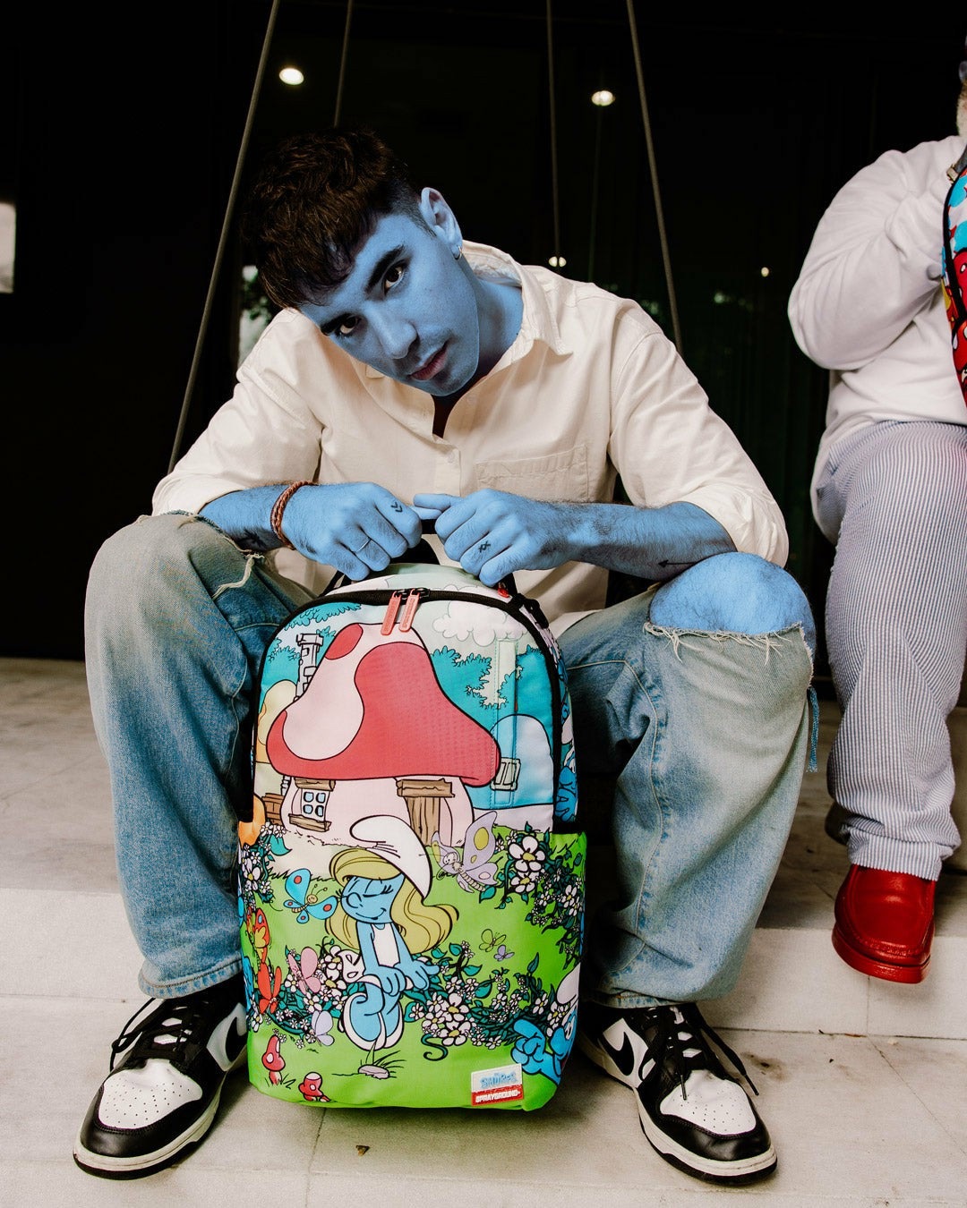 Sprayground - SMURFS IN THE GARDEN BACKPACK