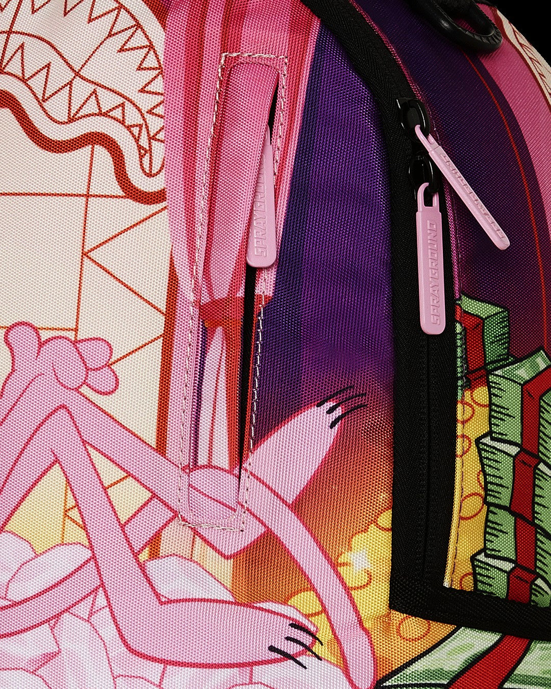 Sprayground - PINK PANTHER FORTRESS OF MONEY-TUDE BACKPACK