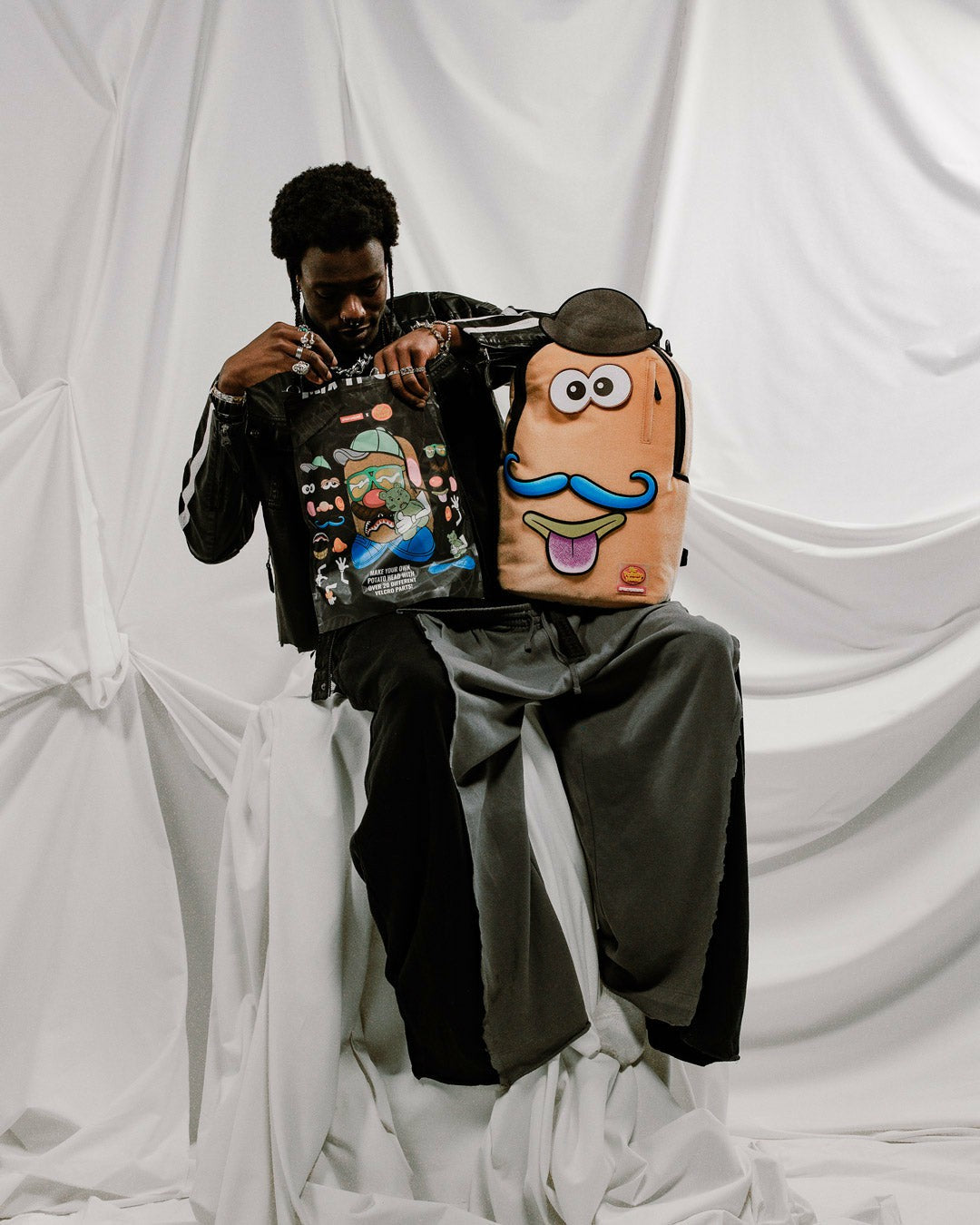 Sprayground - MR. POTATO HEAD VELCRO PATCH MIX-IT-UP DLXSV BACKPACK