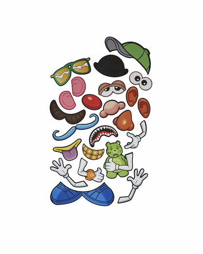 Sprayground - MR. POTATO HEAD VELCRO PATCH MIX-IT-UP DLXSV BACKPACK