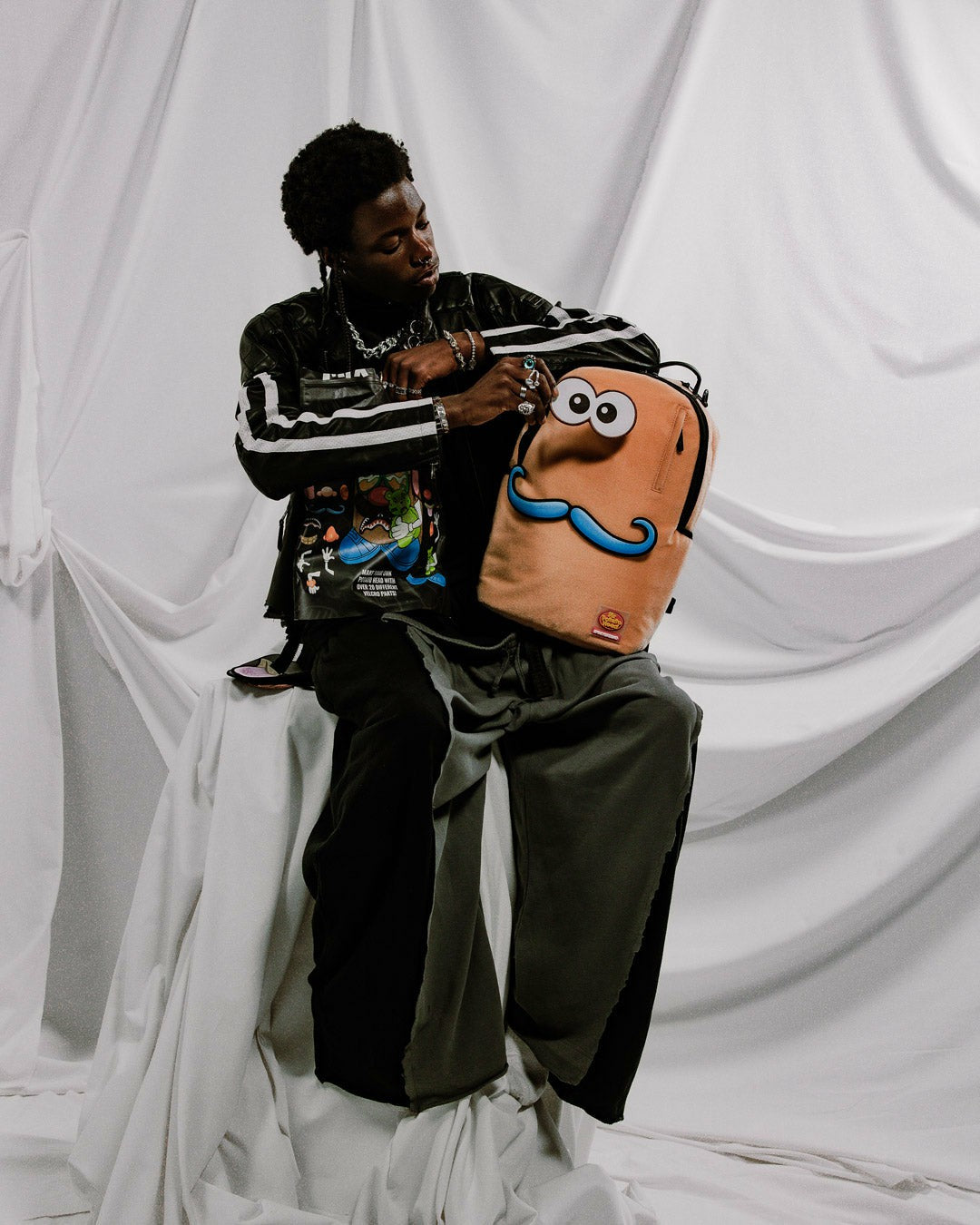 Sprayground - MR. POTATO HEAD VELCRO PATCH MIX-IT-UP DLXSV BACKPACK