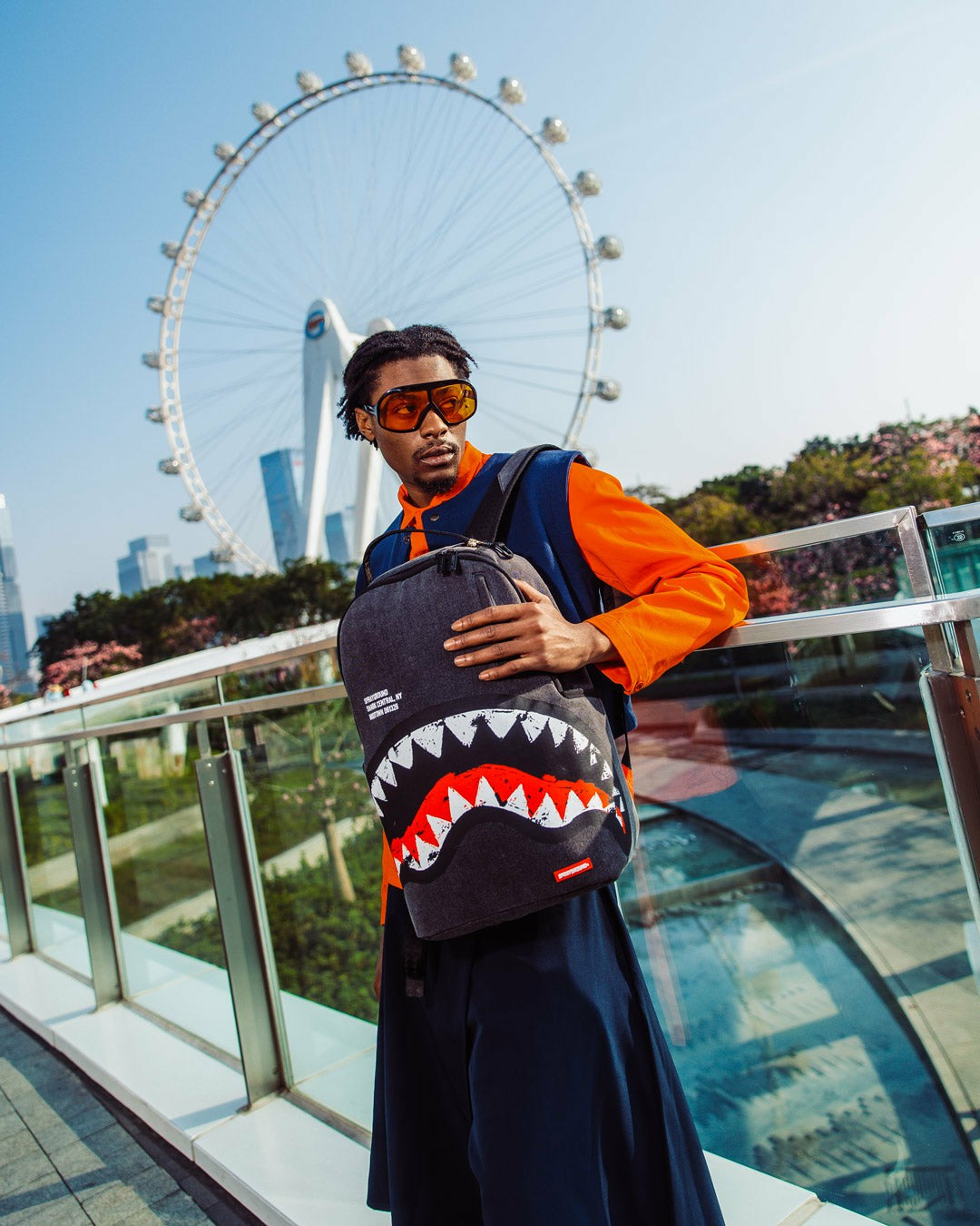 Sprayground - SHARK CENTRAL DENIM VENOM BACKPACK