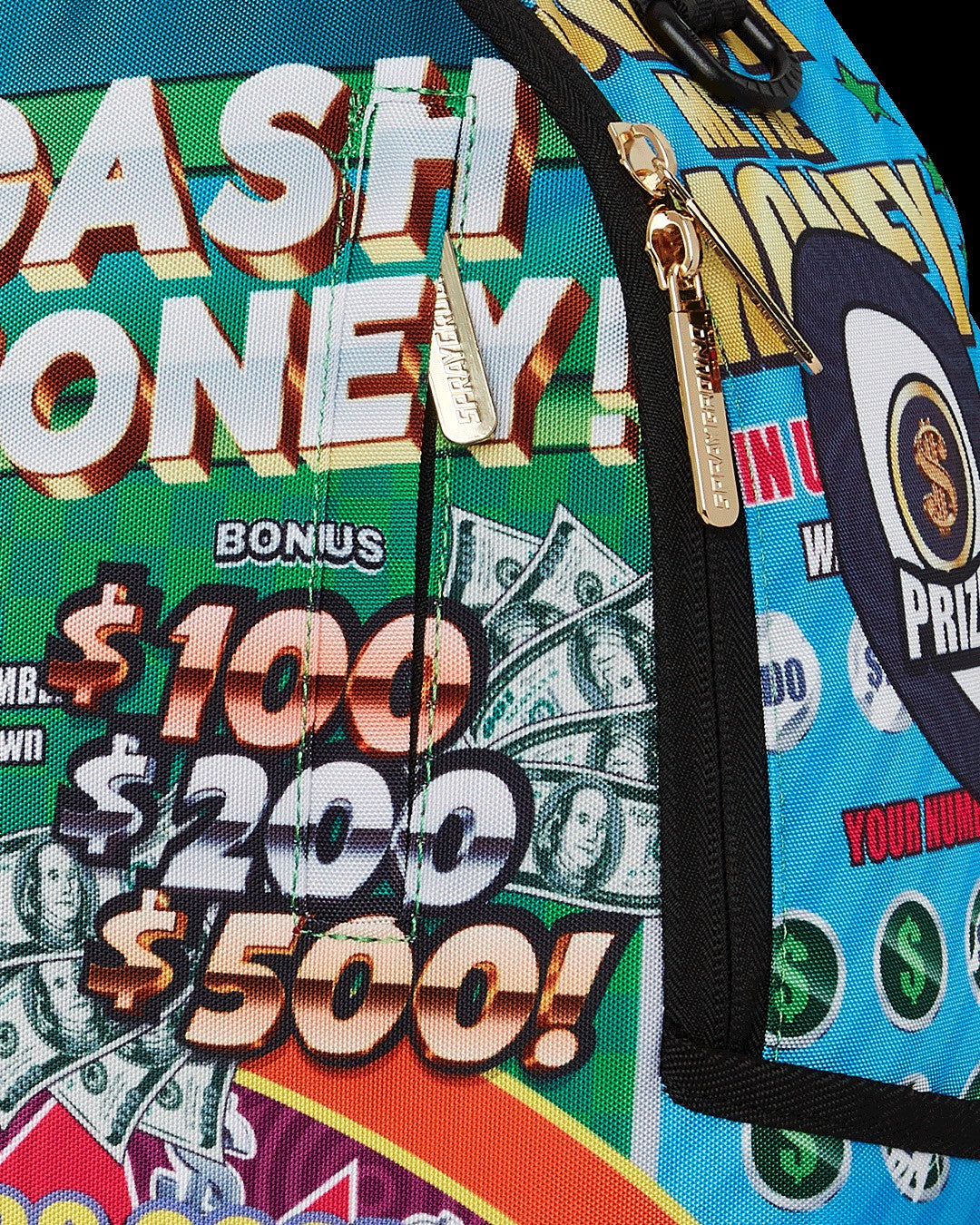 Sprayground - BIG MONEY BIG MONEY BACKPACK (COMES WITH SCRATCH OFF PLAYING CARD)