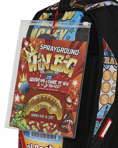 Sprayground - BIG MONEY BIG MONEY BACKPACK (COMES WITH SCRATCH OFF PLAYING CARD)