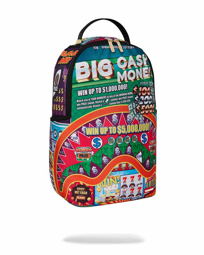 Sprayground - BIG MONEY BIG MONEY BACKPACK (COMES WITH SCRATCH OFF PLAYING CARD)