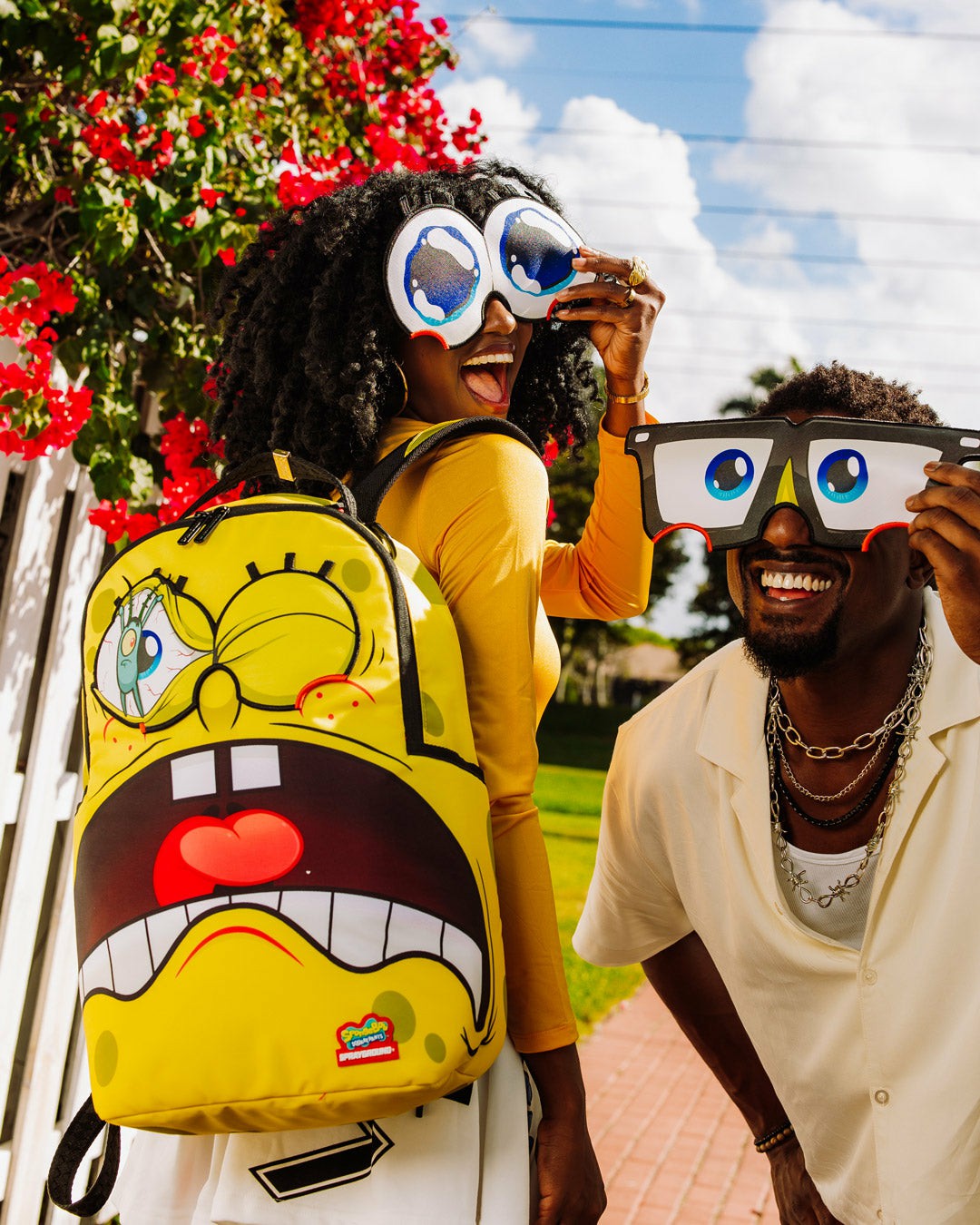 Sprayground - SPONGEBOB EYE POP REMOVABLE EYES BACKPACK