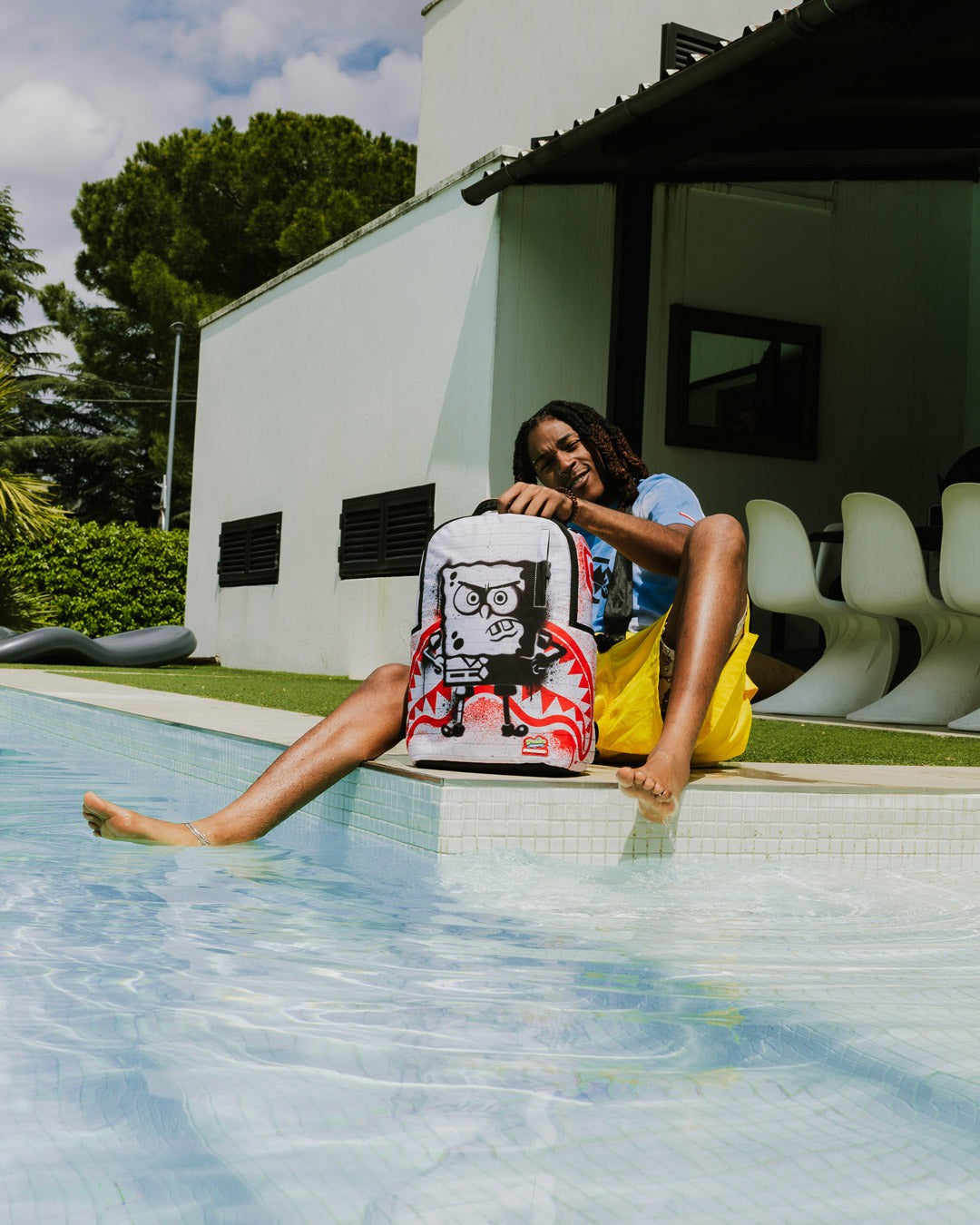 Sprayground - SPONGEBOB STENCIL WALL DLXR BACKPACK