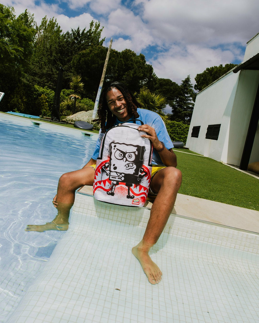 Sprayground - SPONGEBOB STENCIL WALL DLXR BACKPACK