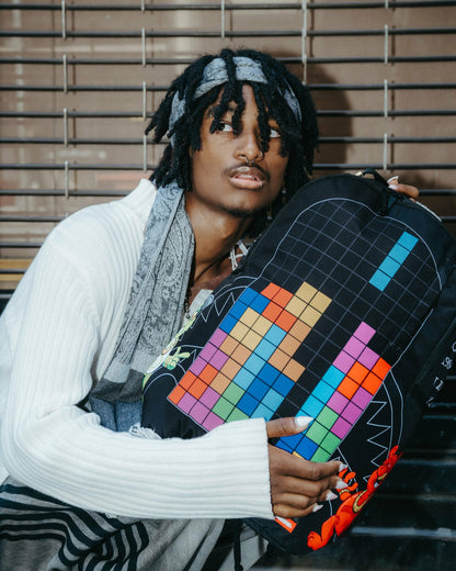 Sprayground - TETRIS WITH DIABLO AND MONEY BEAR BACKPACK