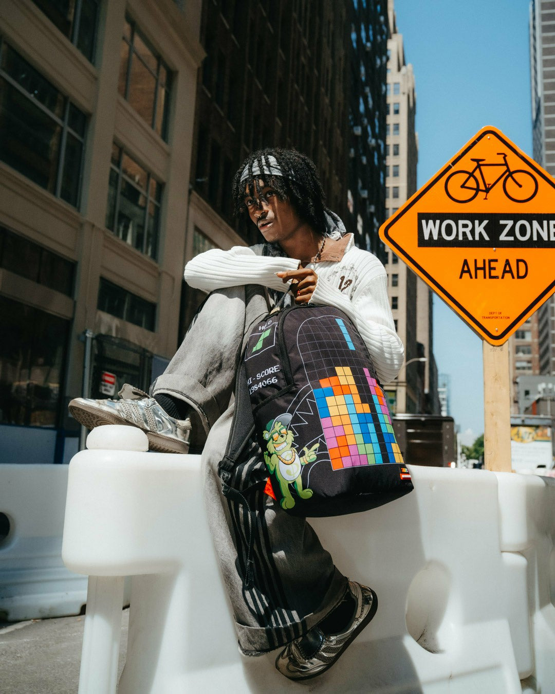 Sprayground - TETRIS WITH DIABLO AND MONEY BEAR BACKPACK