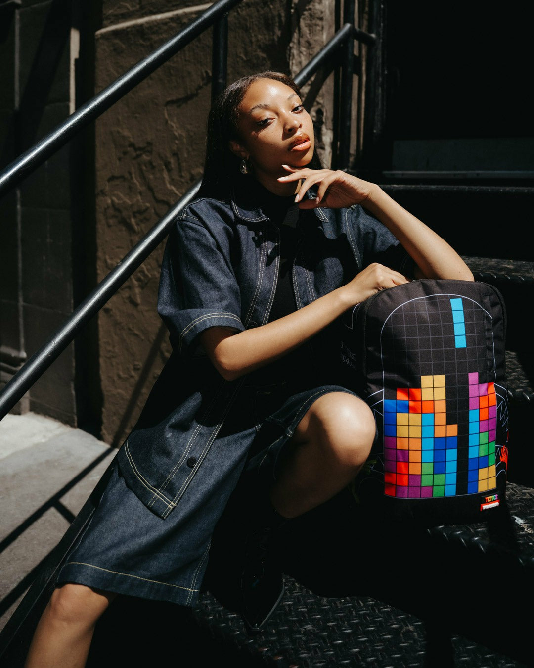 Sprayground - TETRIS WITH DIABLO AND MONEY BEAR BACKPACK