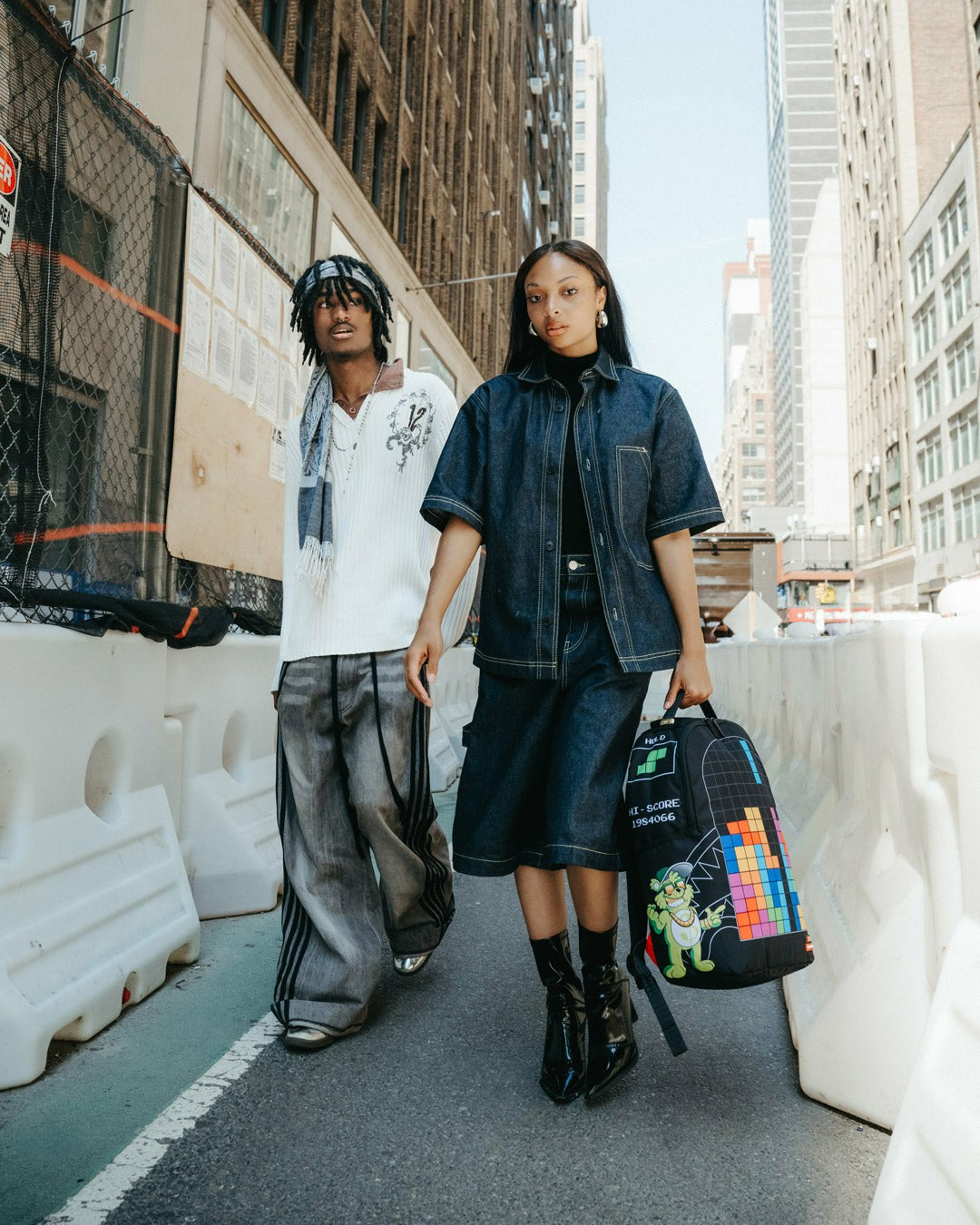 Sprayground - TETRIS WITH DIABLO AND MONEY BEAR BACKPACK