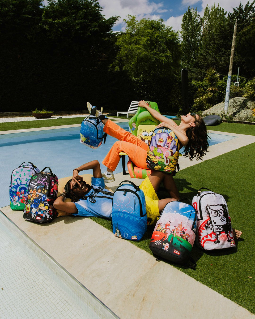 Sprayground - SPONGEBOB KRABBY KING PATRICK BACKPACK