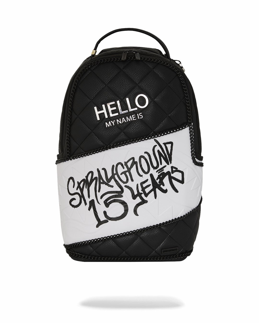 Sprayground - HELLO MY NAME IS 15 YEARS QUILTED BACKPACK (SUPER RARE)
