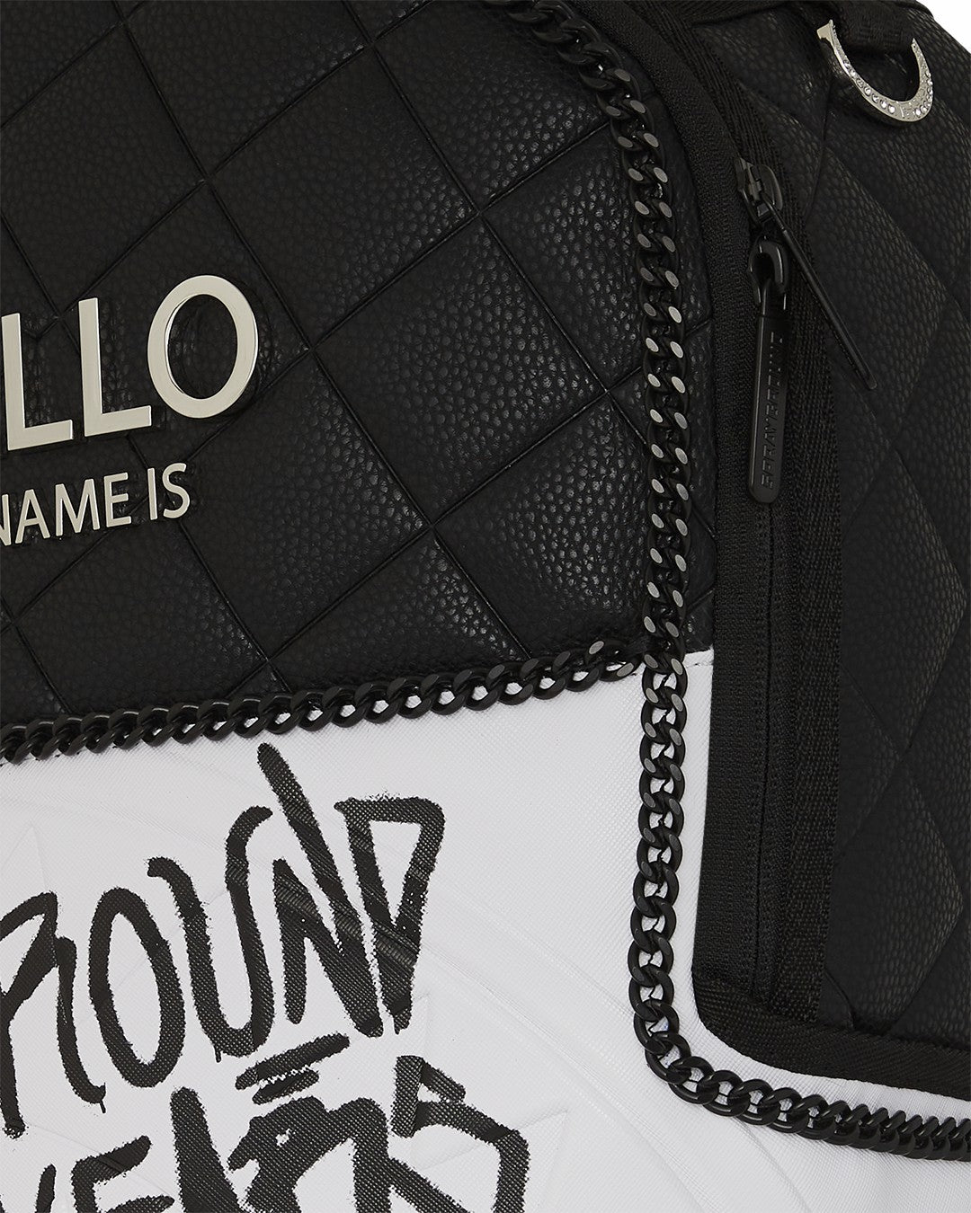 Sprayground - HELLO MY NAME IS 15 YEARS QUILTED BACKPACK (SUPER RARE)