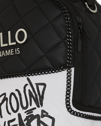 Sprayground - HELLO MY NAME IS 15 YEARS QUILTED BACKPACK (SUPER RARE)