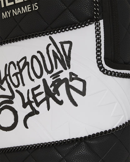 Sprayground - HELLO MY NAME IS 15 YEARS QUILTED BACKPACK (SUPER RARE)