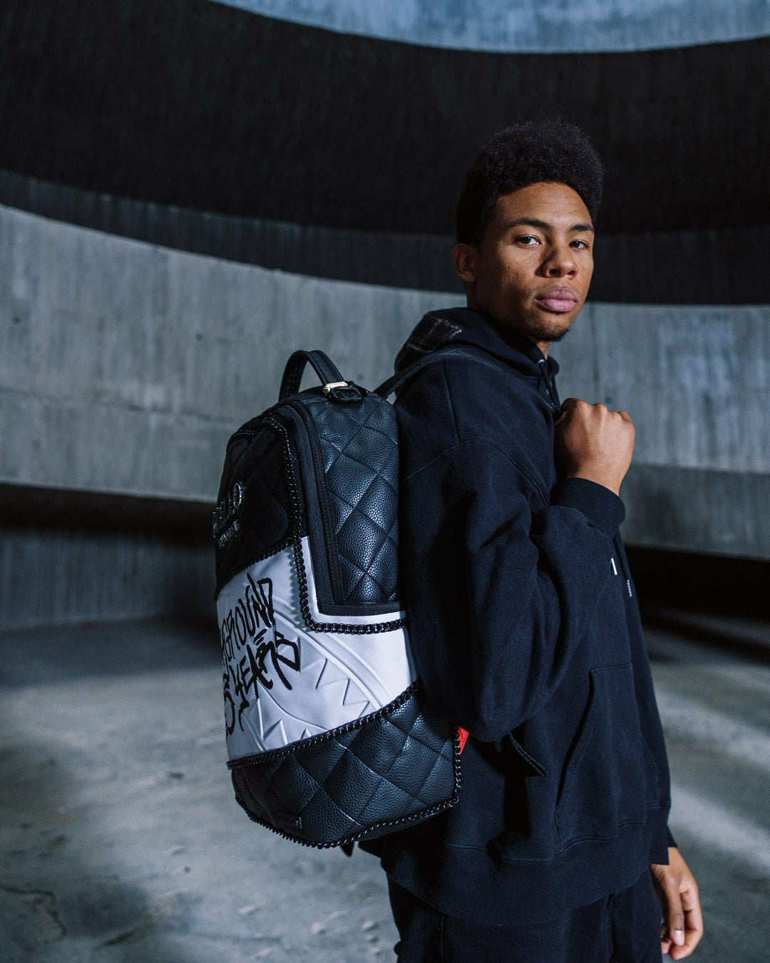 Sprayground - HELLO MY NAME IS 15 YEARS QUILTED BACKPACK (SUPER RARE)