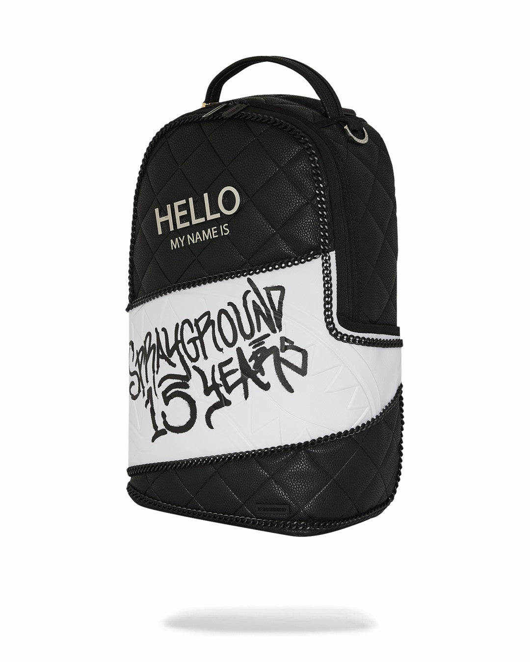 Sprayground - HELLO MY NAME IS 15 YEARS QUILTED BACKPACK (SUPER RARE)