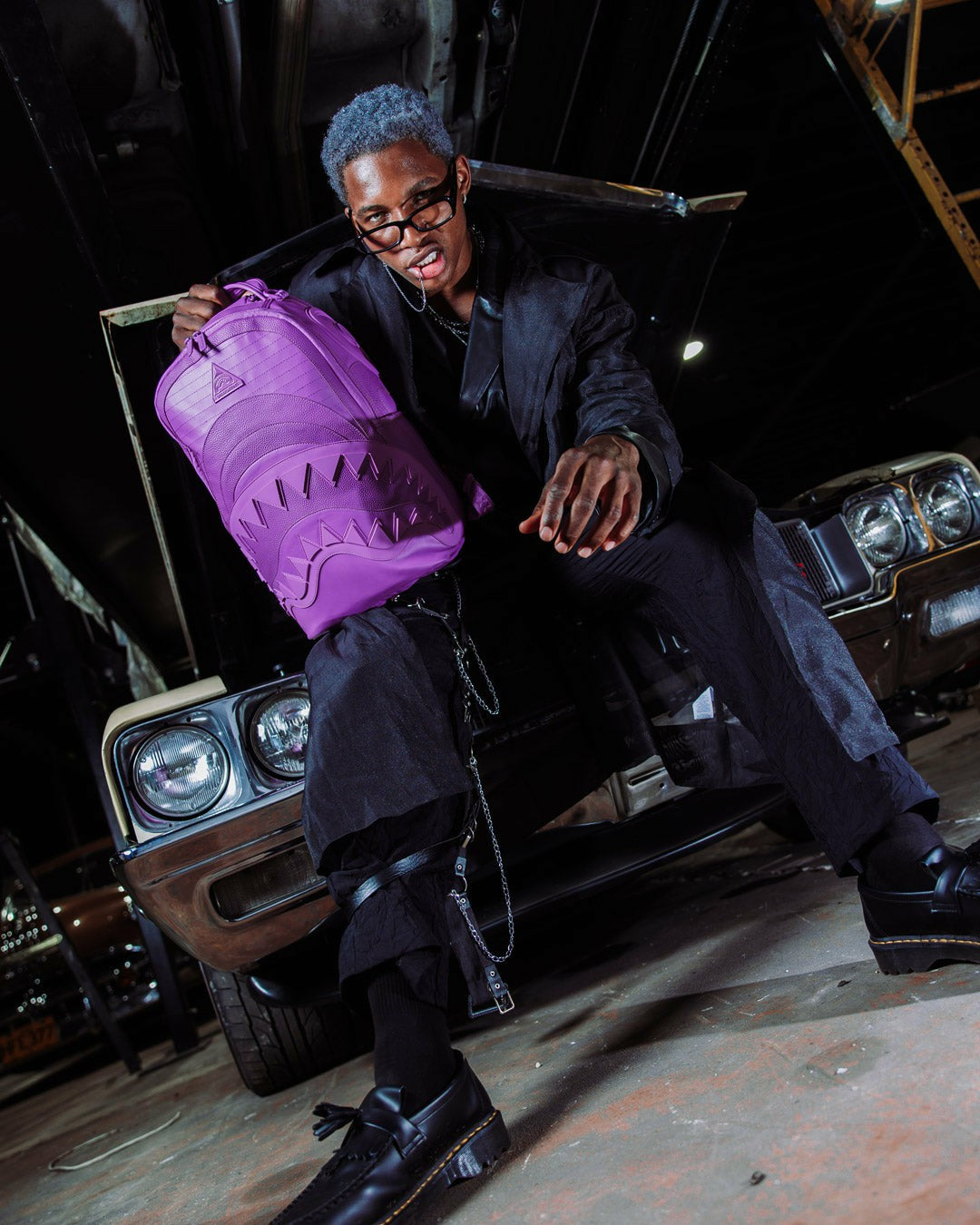 Sprayground - SAKURA SHOCKWAVE-MURASAKI DLX BACKPACK