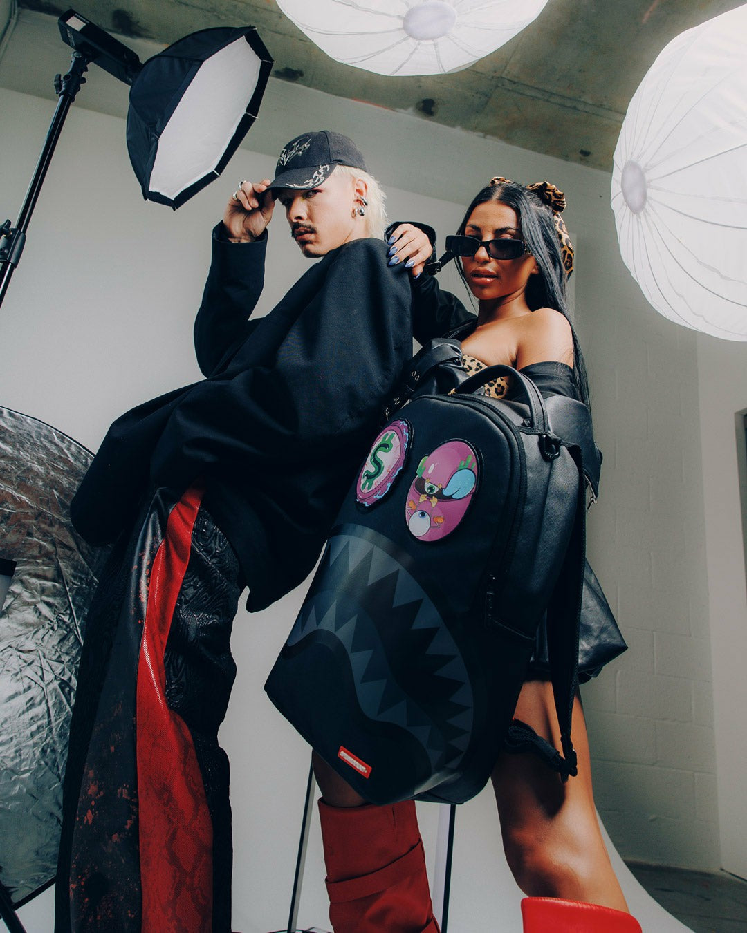 Sprayground - SPLIT SAINT VELCRO REMOVABLE 6 EYES SHARK BACKPACK