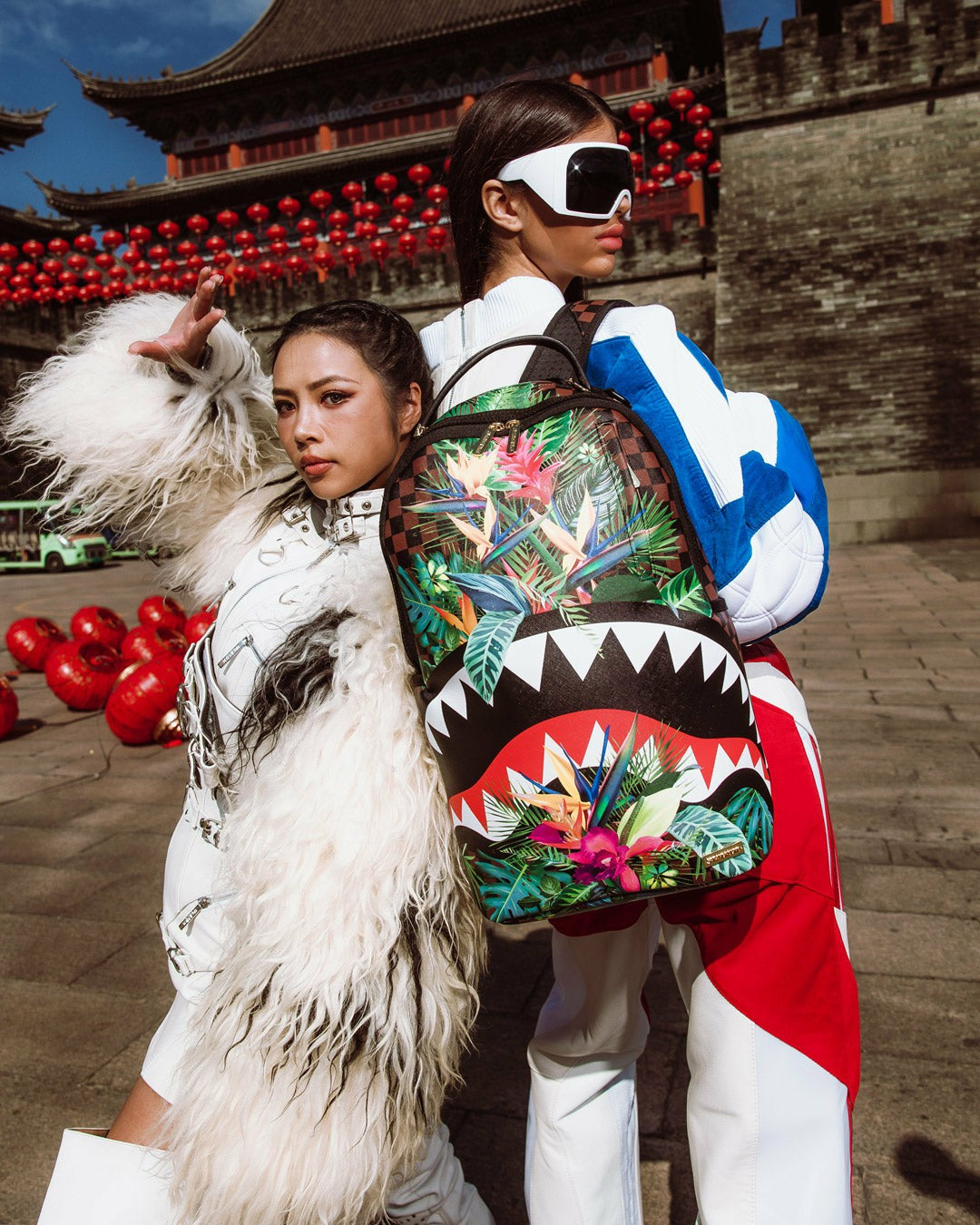 Sprayground - TROPICAL CHECK DLXSV BACKPACK