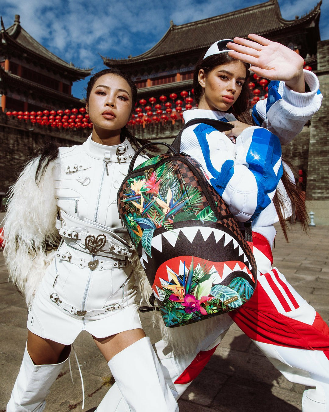 Sprayground - TROPICAL CHECK DLXSV BACKPACK