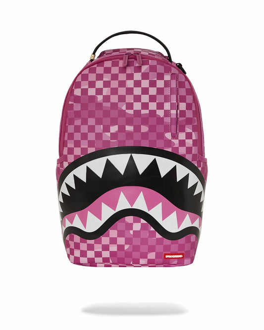 Sprayground - PINK CAMOCHECK BACKPACK