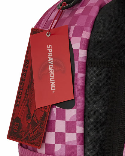 Sprayground - PINK CAMOCHECK BACKPACK