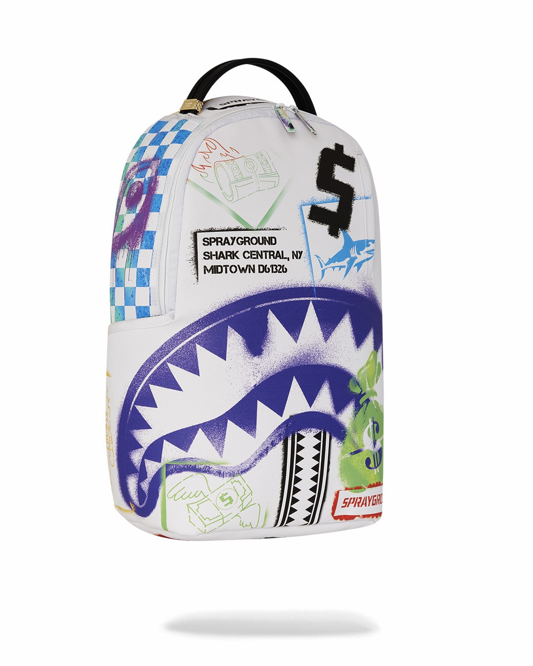 Sprayground - SHARK CENTRAL CUT OUT FOR GREATNESS DLXSV BACKPACK