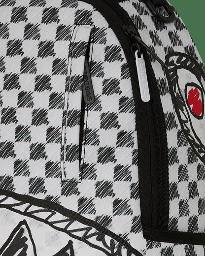 Sprayground - SCRIBBLE DRIBBLE CHECK BACKPACK