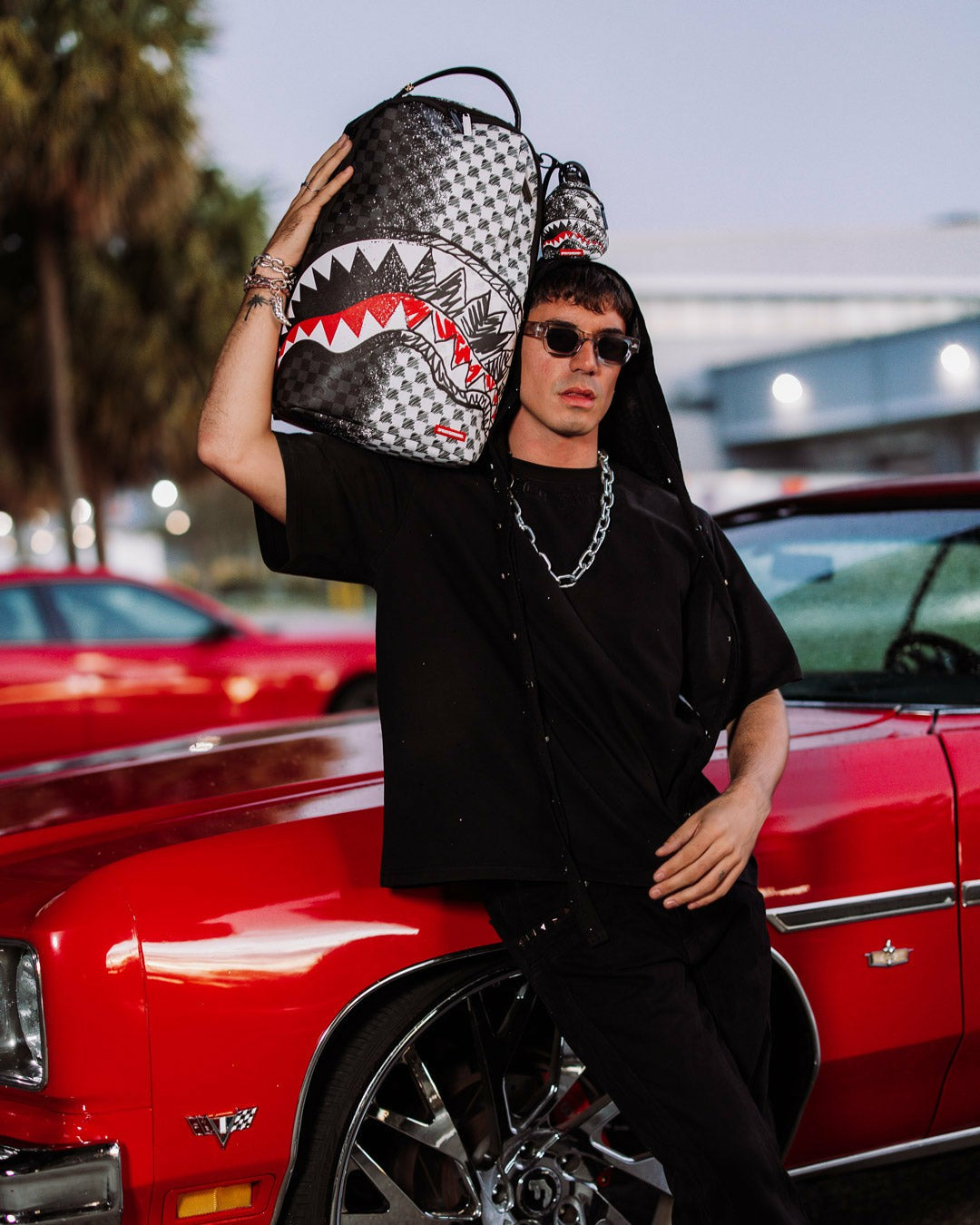 Sprayground - SCRIBBLE DRIBBLE CHECK BACKPACK