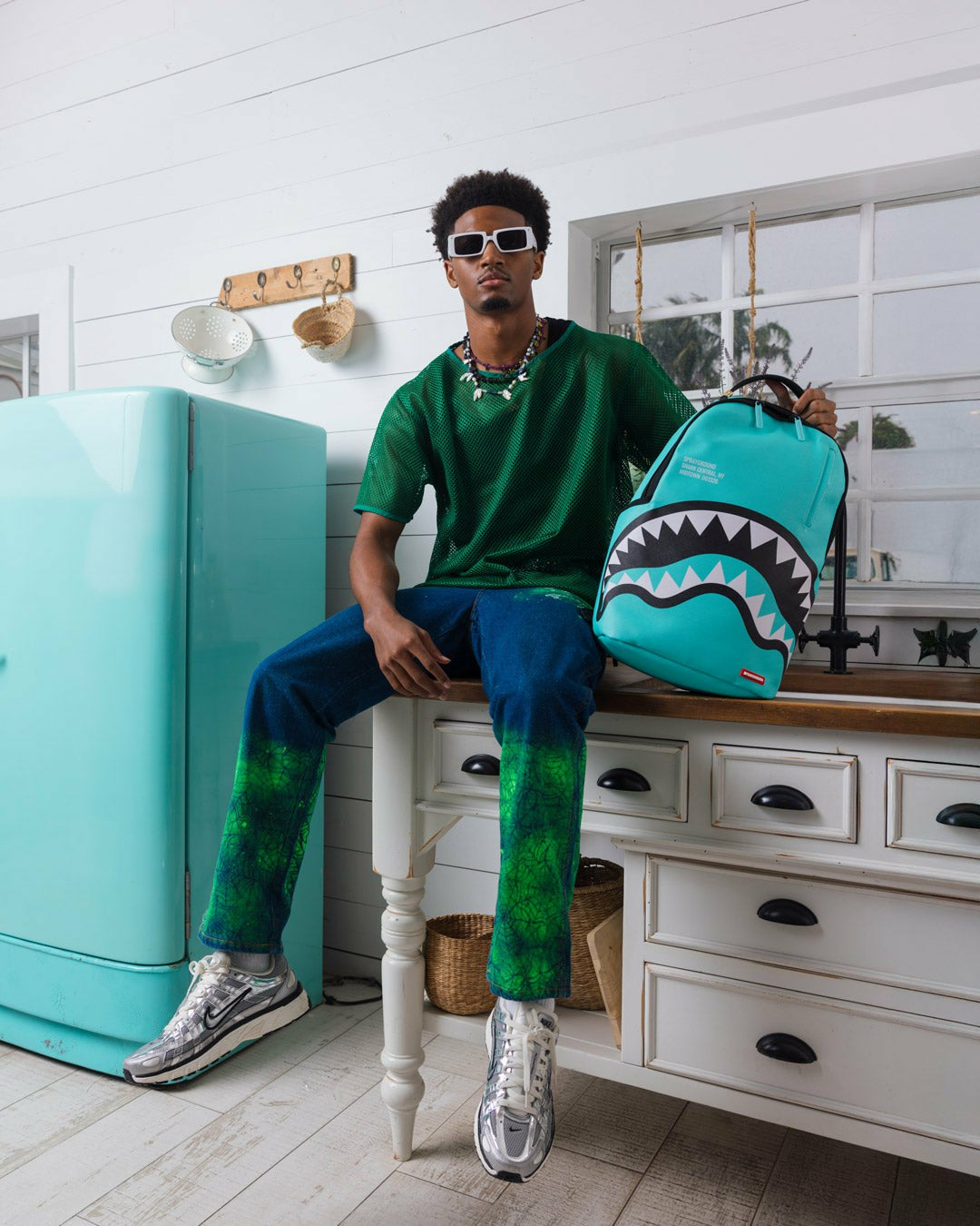 Sprayground - SHARK CENTRAL ADRIATIC DLXSV BACKPACK