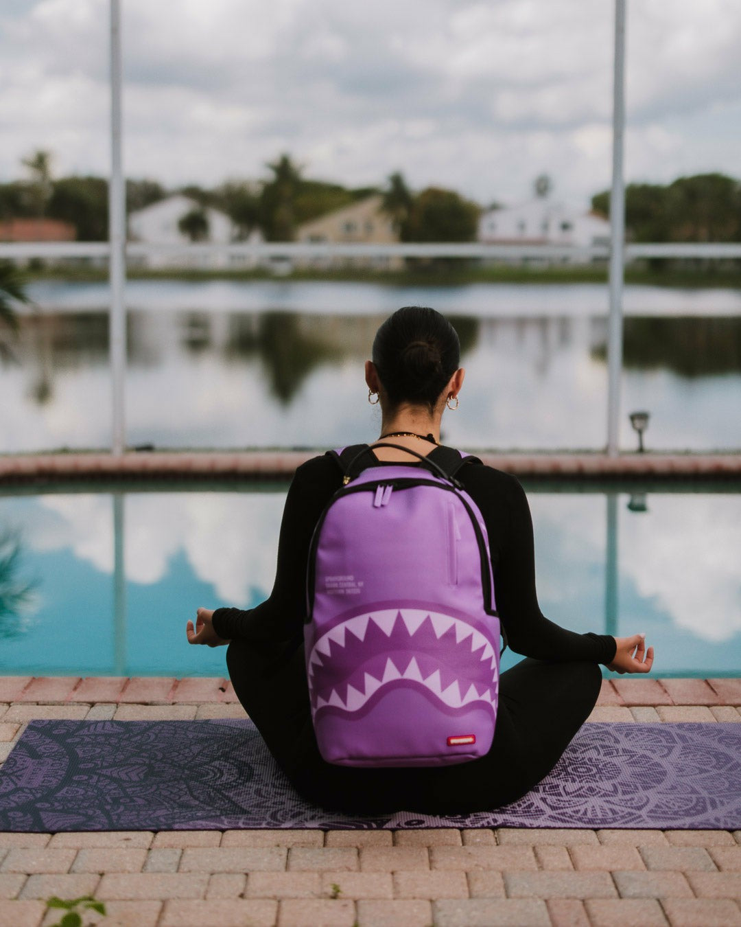 Sprayground - SHARK CENTRAL PURPLE VENOM BACKPACK