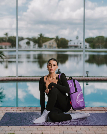 Sprayground - SHARK CENTRAL PURPLE VENOM BACKPACK