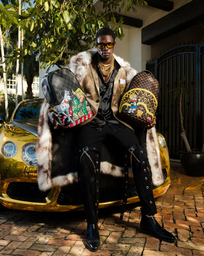 Sprayground - RICHIE RICH PAINT THE SHARK GOLD BACKPACK
