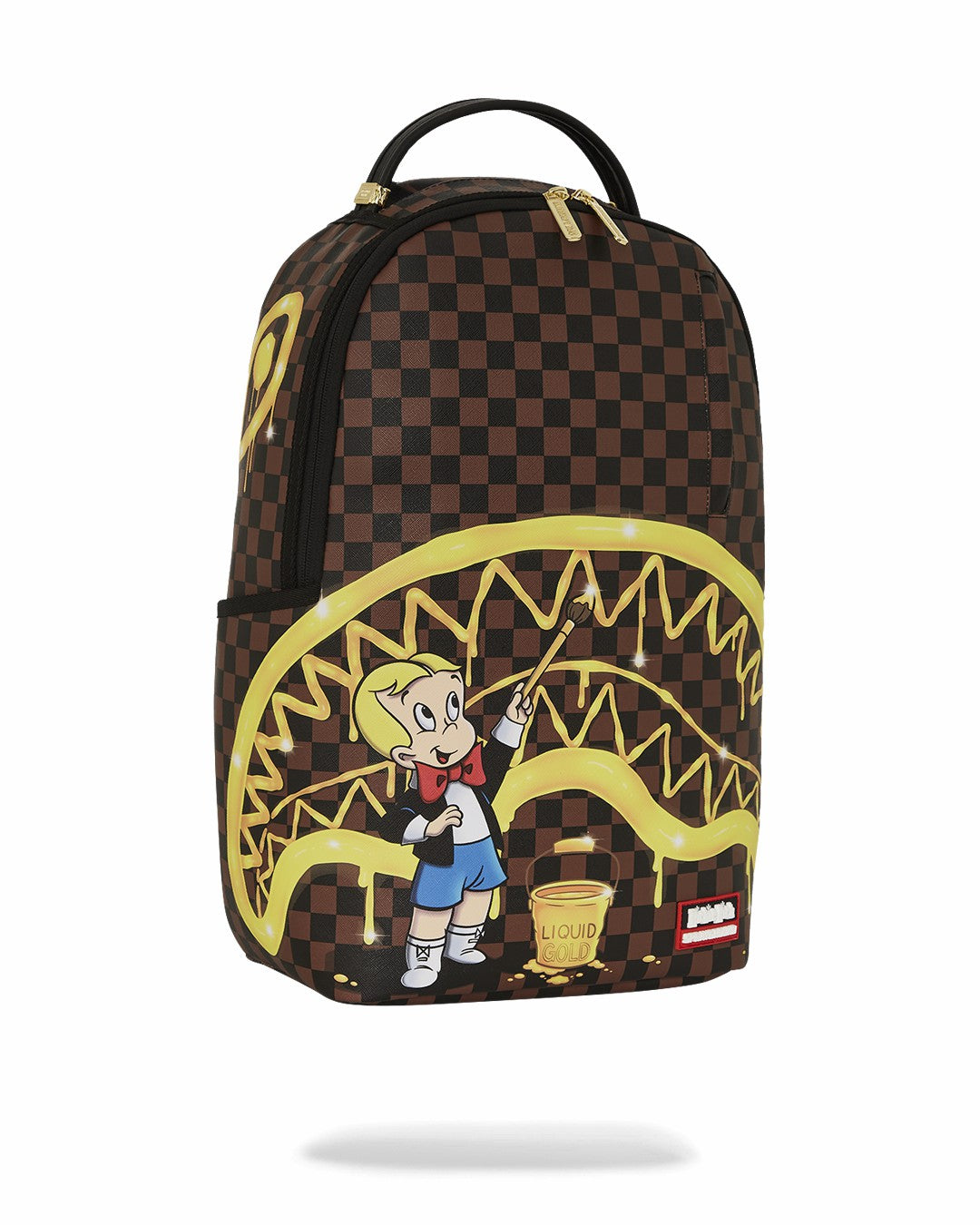 Sprayground - RICHIE RICH PAINT THE SHARK GOLD BACKPACK