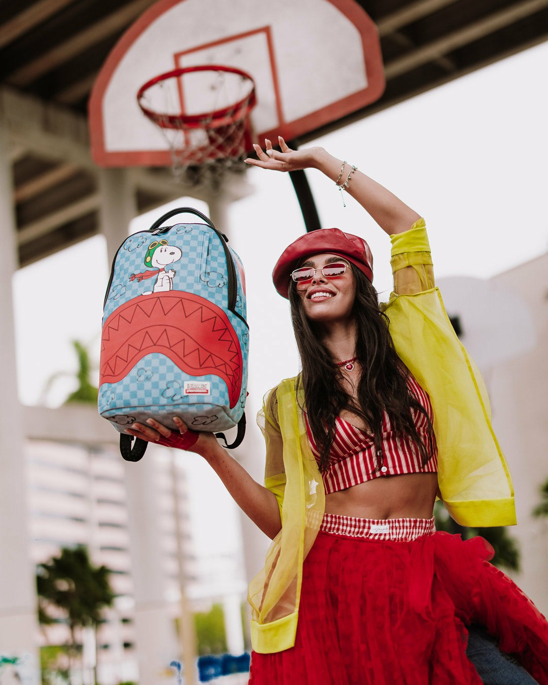 Sprayground - SNOOPY PILOT SHARK DLXSV BACKPACK