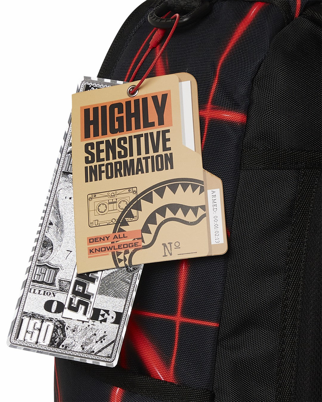 Sprayground - MISSION IMPOSSIBLE HEIST LASER SHARK BACKPACK