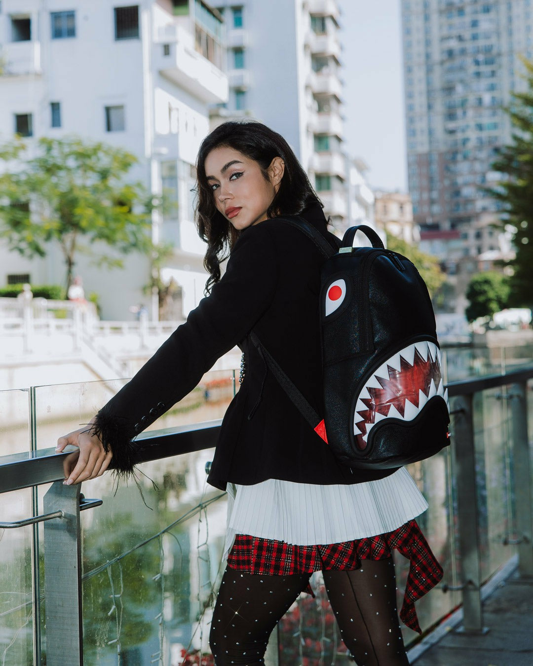 Sprayground - BIG BITE LUCID CLEAR SHARK BITE BACKPACK