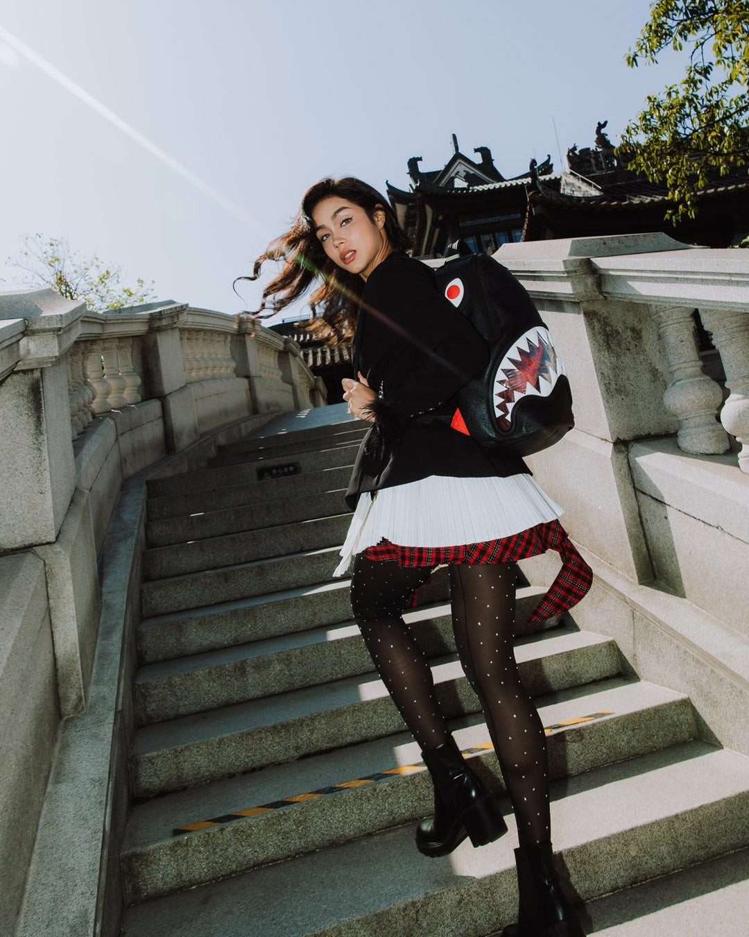 Sprayground - BIG BITE LUCID CLEAR SHARK BITE BACKPACK