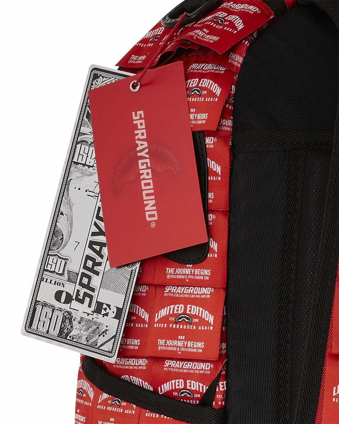 Sprayground - MADE OF WOVEN LABELS SHARK BACKPACK