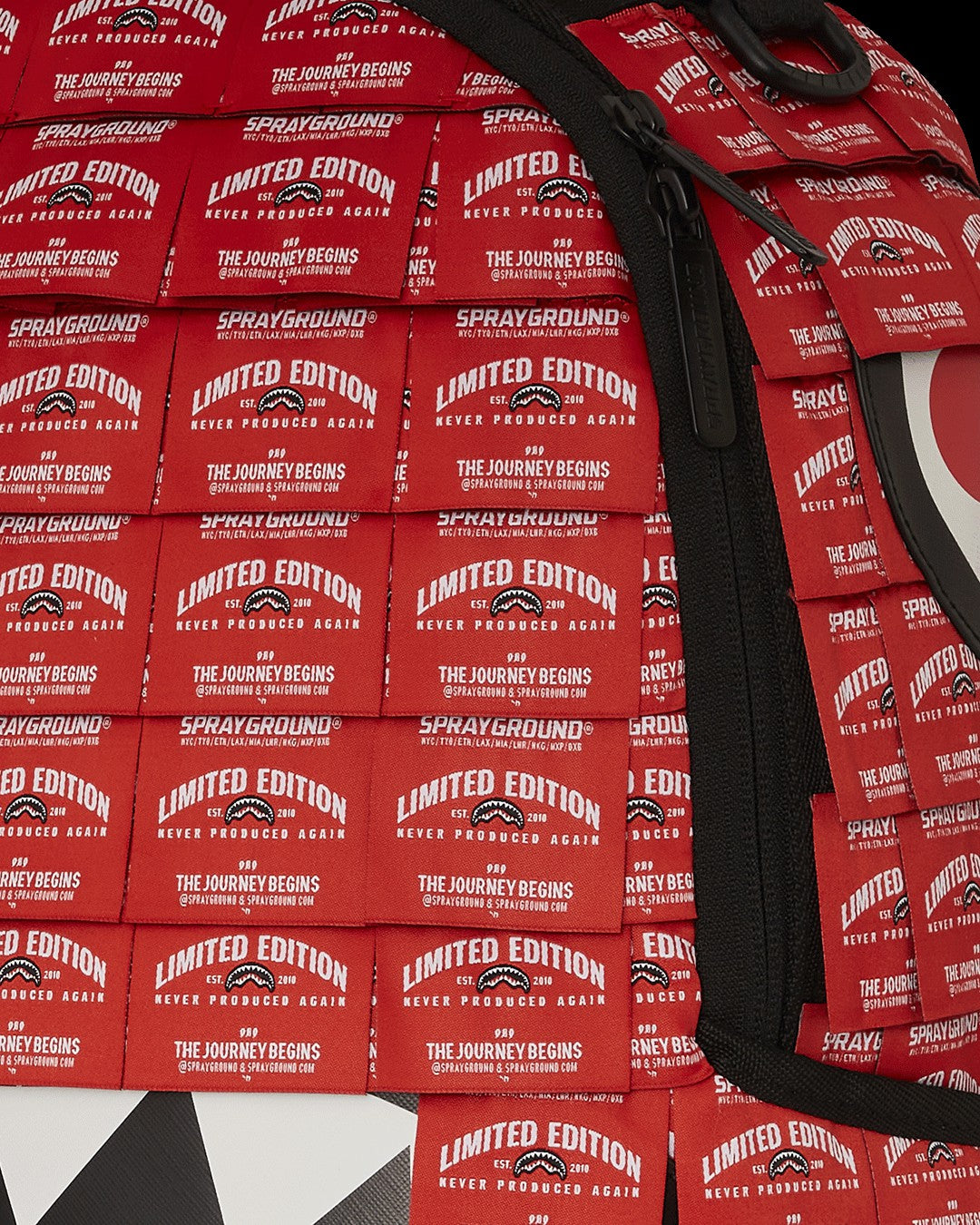 Sprayground - MADE OF WOVEN LABELS SHARK BACKPACK