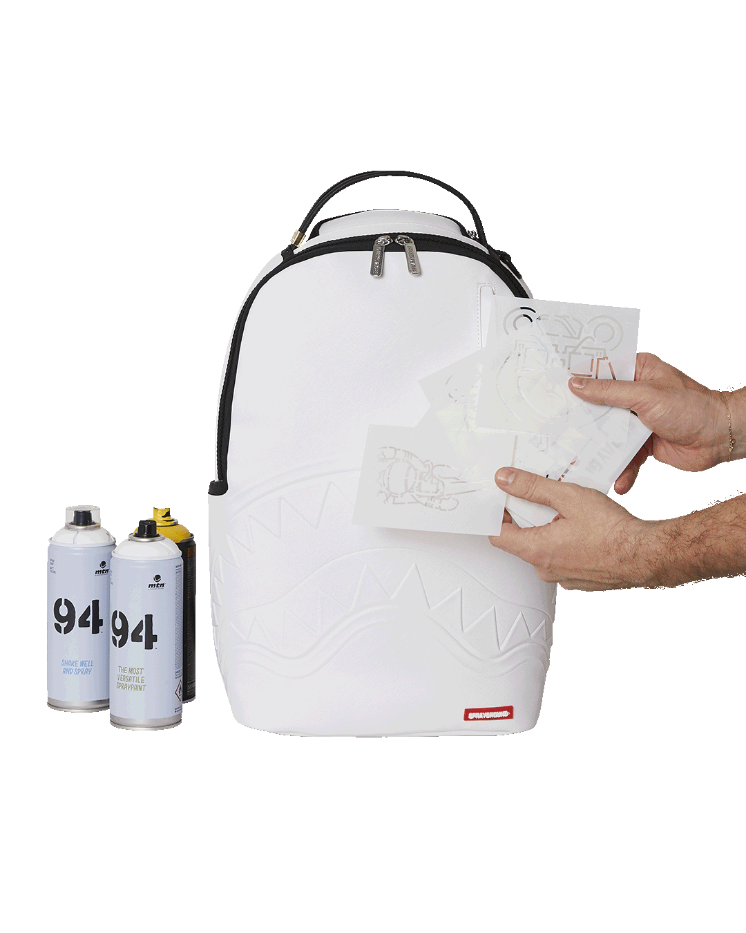 Sprayground - GRAFFITI ARTIST - DESIGN YOUR OWN BACKPACK - 9 STENCILS INCLUDED