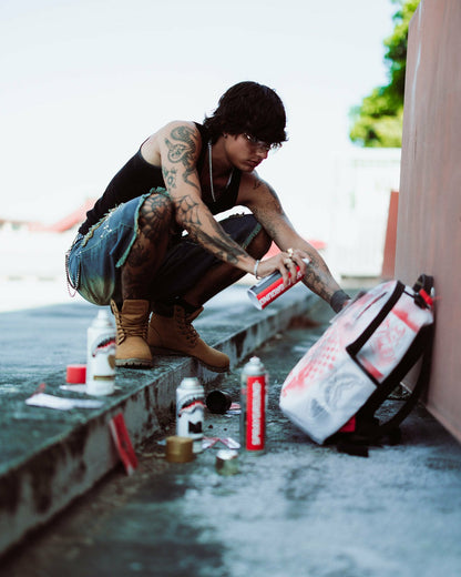 Sprayground - GRAFFITI ARTIST - DESIGN YOUR OWN BACKPACK - 9 STENCILS INCLUDED